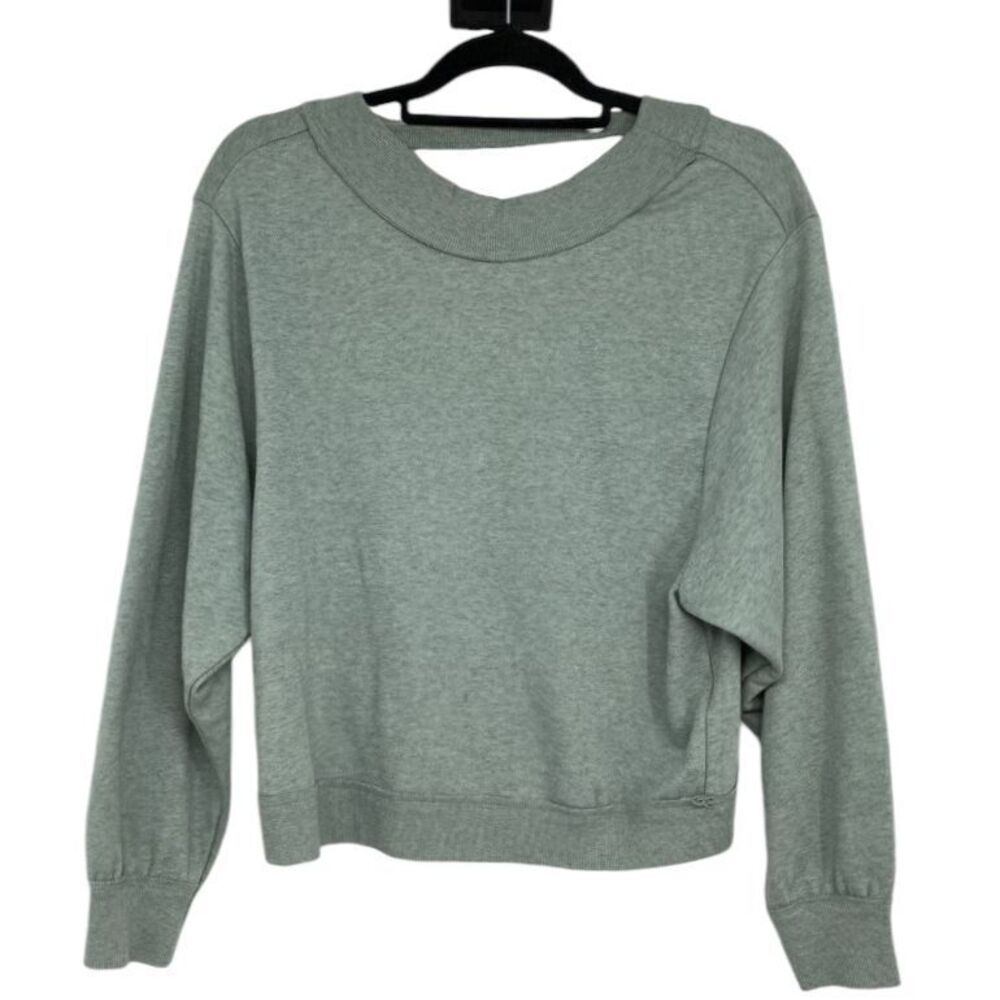 Anthropologie Pilcro Sage Twist Back‎ Sweatshirt Casual Long Sleeve Pullover